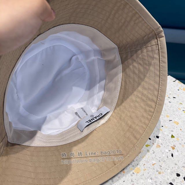 Chanel男女同款帽子 香奈兒小香風新品刺繡漁夫帽  mm1281